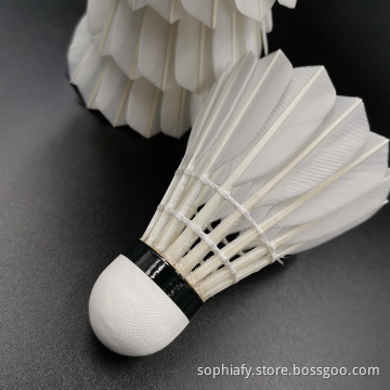 Professional Badminton 100% Goose Feather Shuttlecock